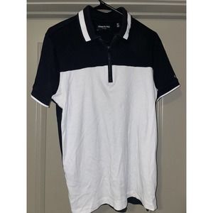 Men’s Kenneth Cole Polo Black And White Size S